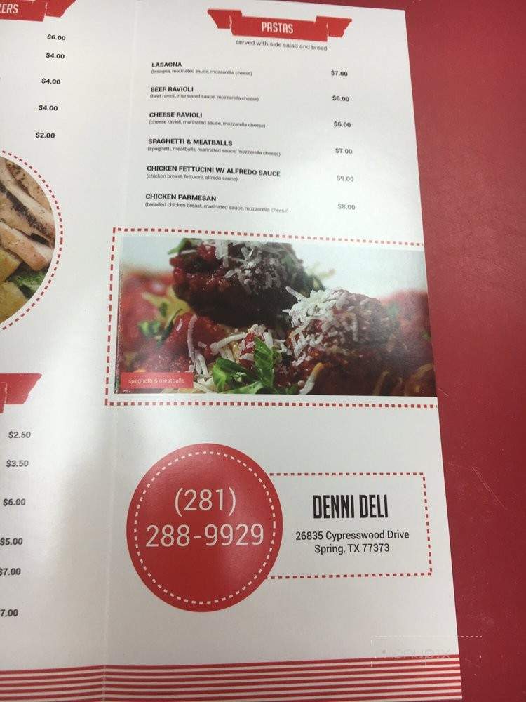 /250140062/Denni-Deli-inside-Shell-Gas-Menu-Spring-TX - Spring, TX