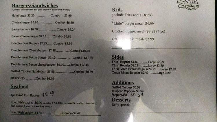 Peppers Burgers And More - Eagle Lake, TX menu_pic