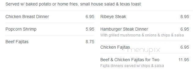 Shenanigans - Statesboro, GA menu_pic