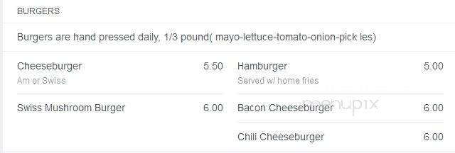 Shenanigans - Statesboro, GA menu_pic