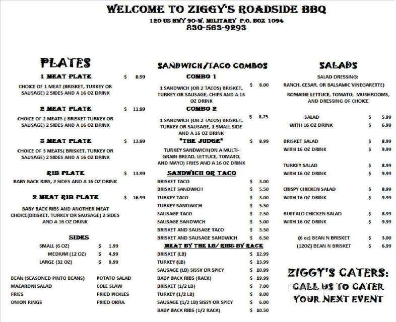 /250159167/Ziggys-Roadside-BBQ-Brackettville-TX - Brackettville, TX