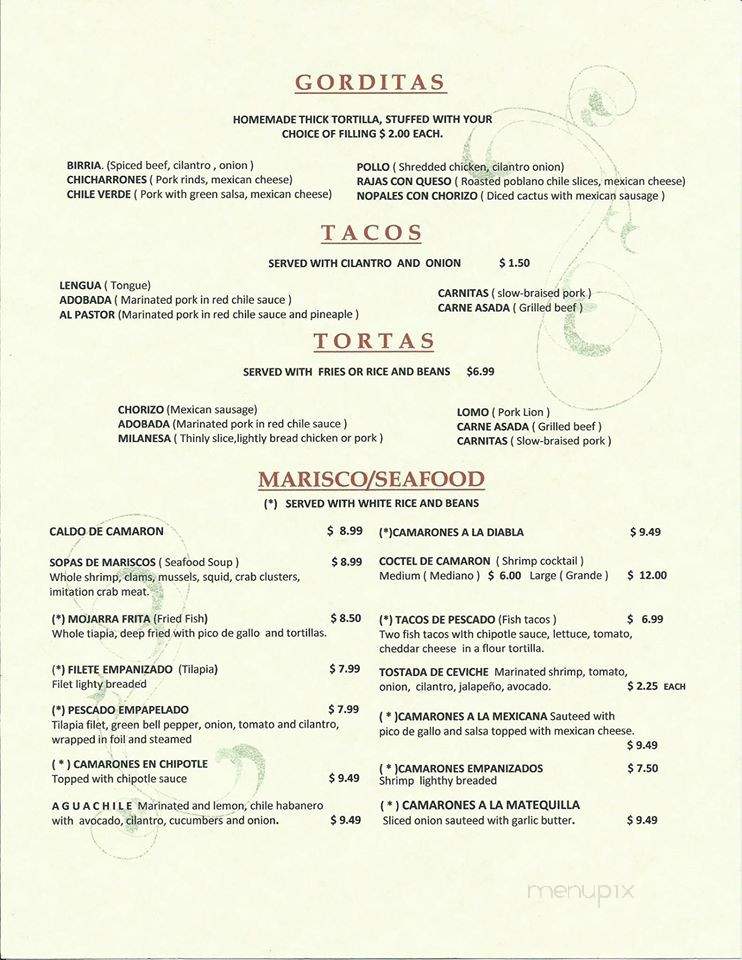 Los Compadres Mexican Restaurant - Wendover, UT menu_pic
