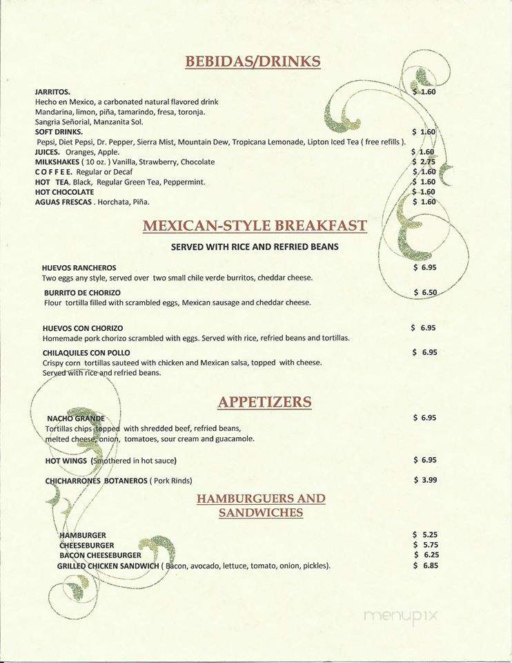 Los Compadres Mexican Restaurant - Wendover, UT menu_pic
