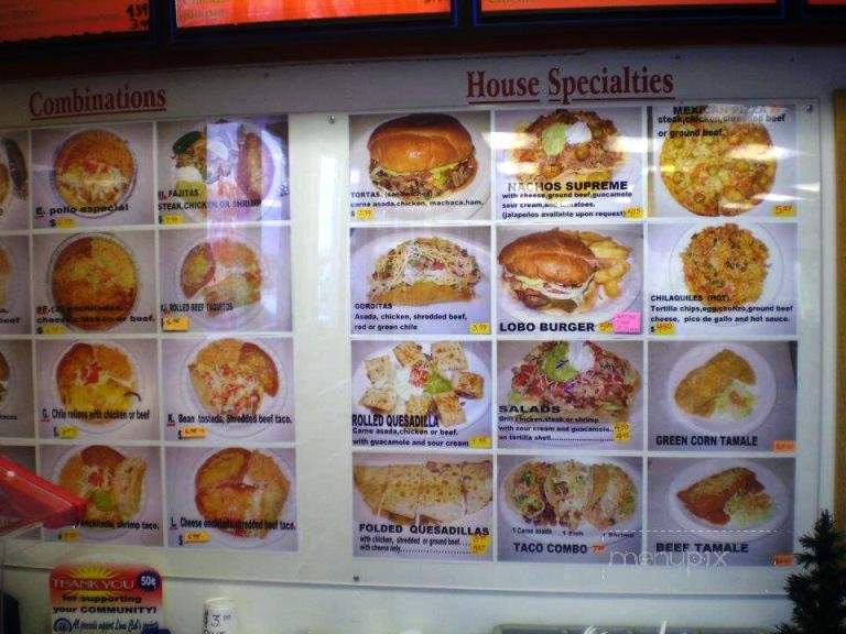 El Cupidos Express - St. Johns, AZ menu_pic