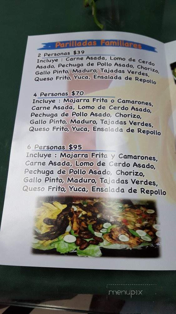 Restaurante Managua - South Gate, CA menu_pic