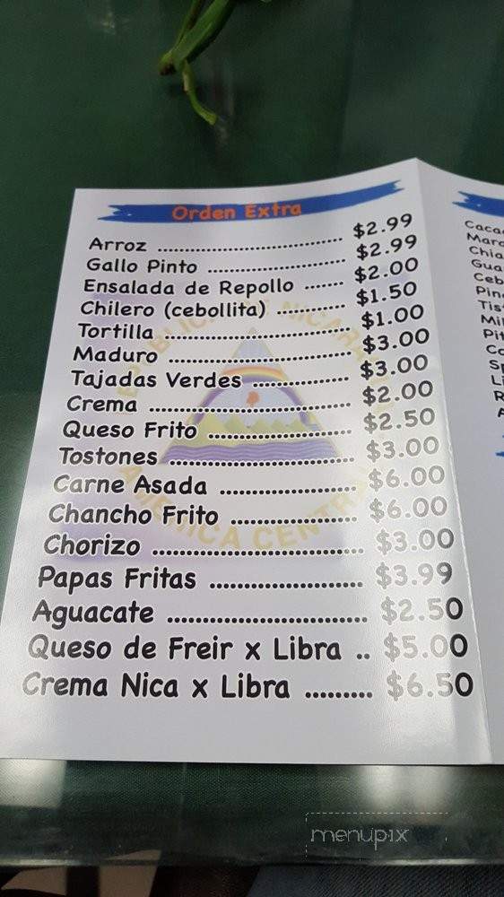 Restaurante Managua - South Gate, CA menu_pic