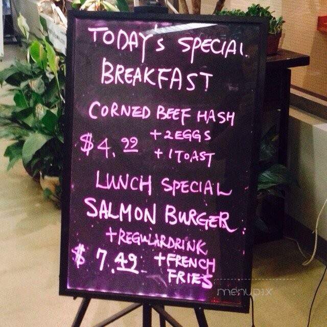 Clover Cafe - Los Angeles, CA menu_pic