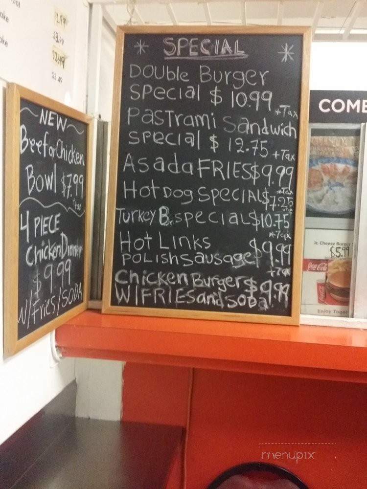 Mana Burgers - Los Angeles, CA menu_pic