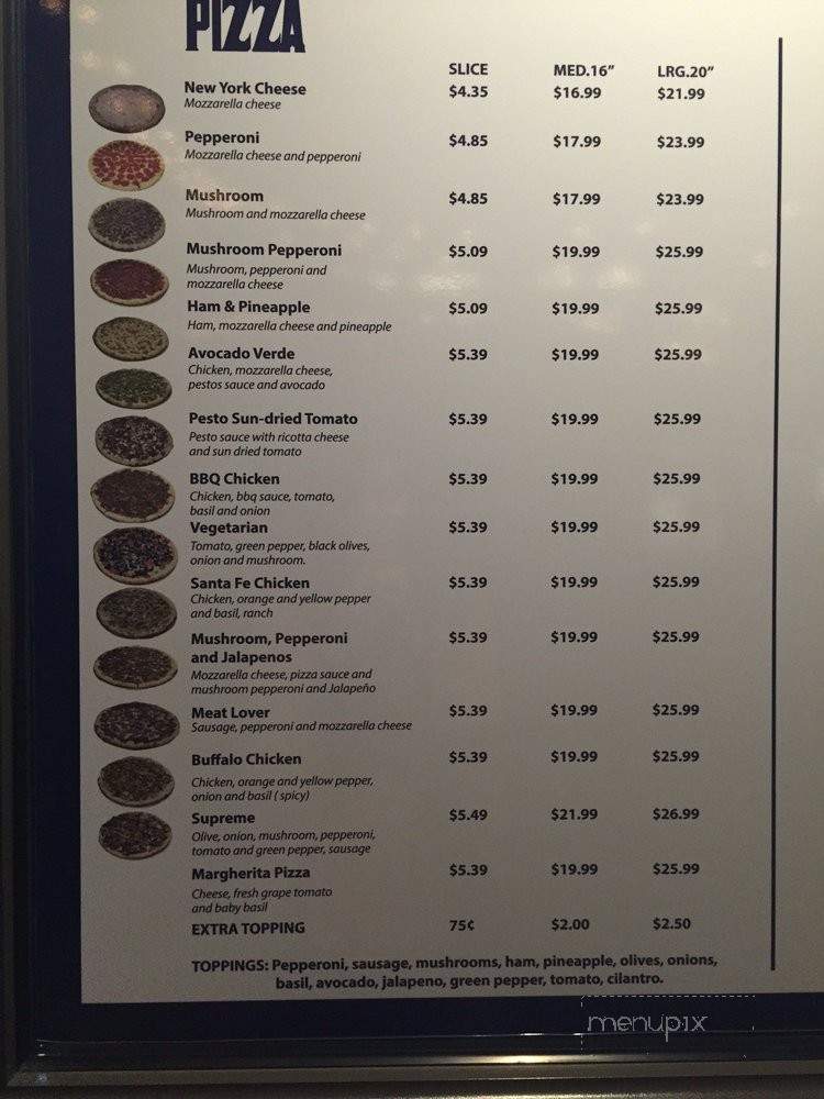 Bronx Boys Pizza - Glendale, CA menu_pic