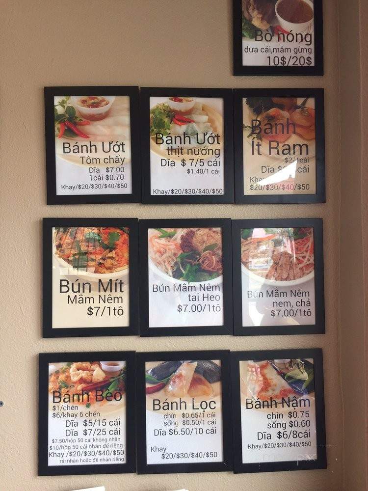 Cho Dong Ba - Westminster, CA menu_pic