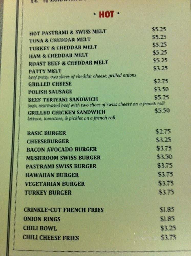 Checkers Grill - Orange, CA menu_pic