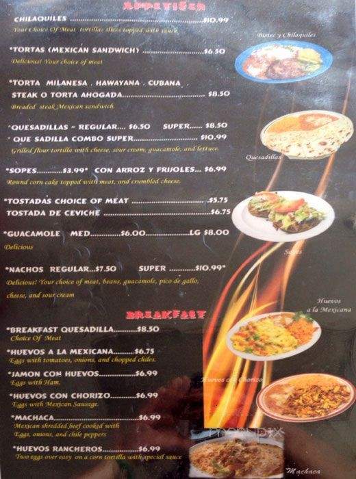 El Amigo No.1 - San Leandro, CA menu_pic