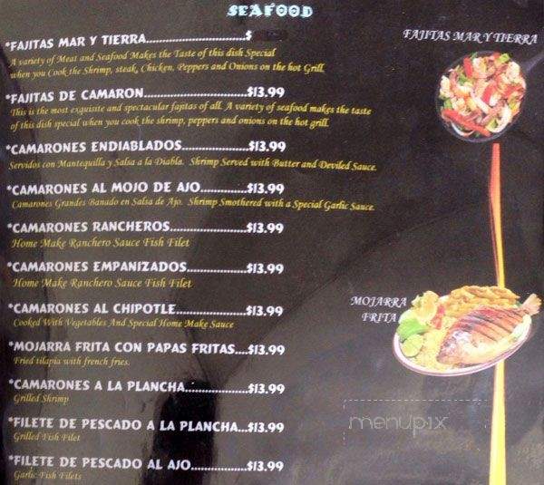 El Amigo No.1 - San Leandro, CA menu_pic