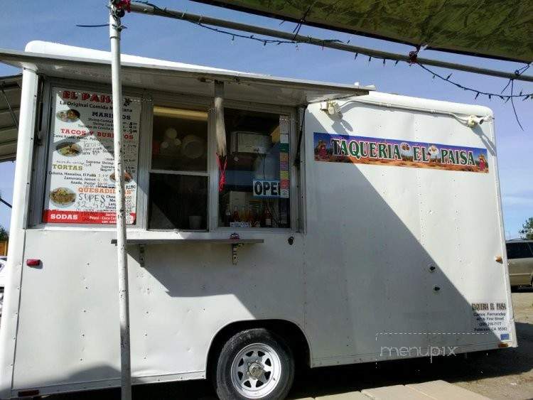 El Paisa Taqueria - Patterson, CA menu_pic