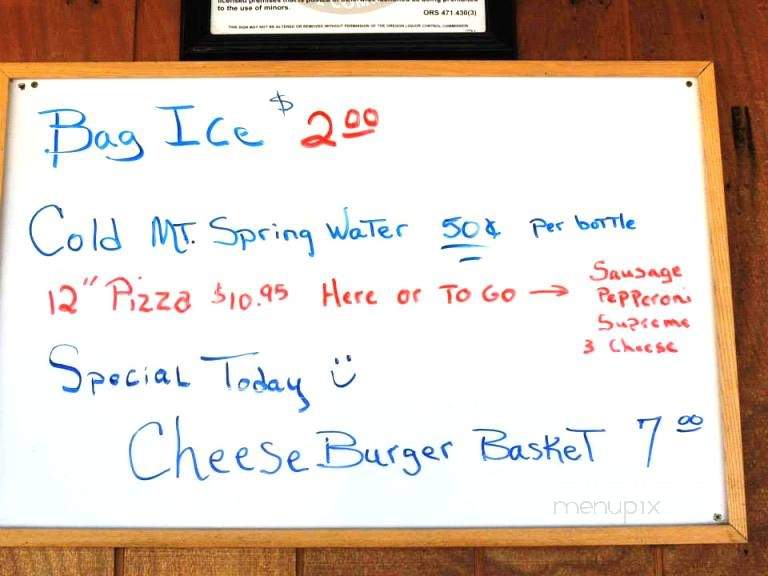 Water Hole Cafe - Unity, OR menu_pic