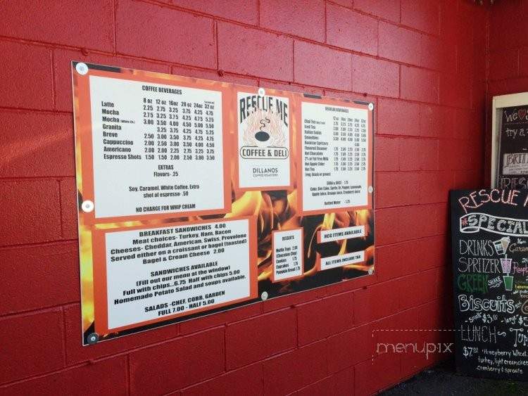 Rescue Me Coffee & Deli - Puyallup, WA menu_pic