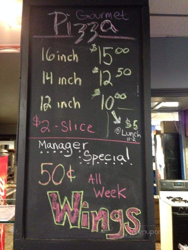 Graffiti Pizza and More - Allegany, NY menu_pic