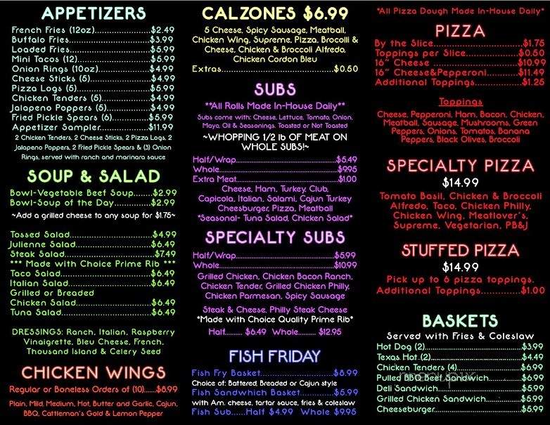 Slices Of The 80's - Bradford, PA menu_pic