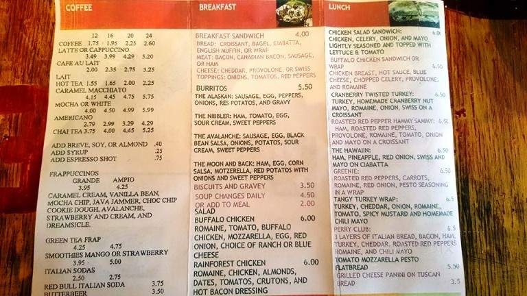 Heavenly Espresso - Pittsburgh, PA menu_pic