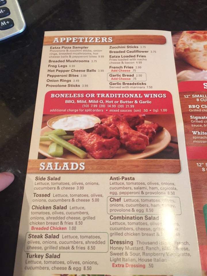 Eatza My Pizza - Smithfield, PA menu_pic