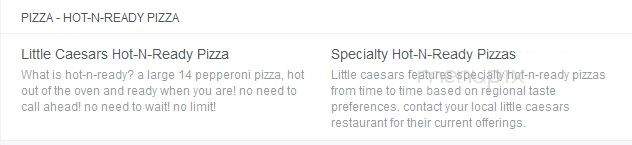 Little Caesars Pizza Station In Kmart - Mount Pleasant, PA menu_pic