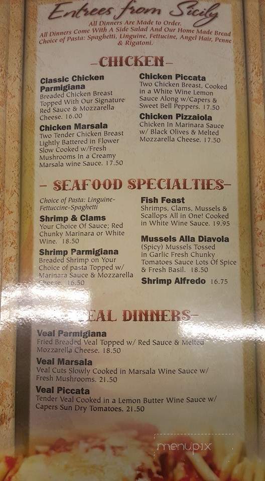 Bella Italia - Altoona, PA menu_pic