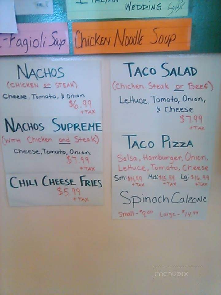 Maria & Sal's - Fayetteville, PA menu_pic