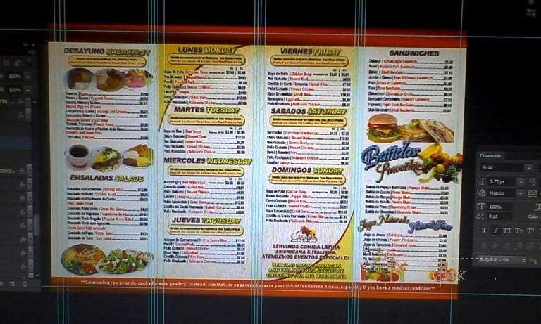 Mi Casa Restaurant - Passaic, NJ menu_pic