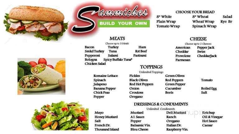Sammiches - Upper Marlboro, MD menu_pic