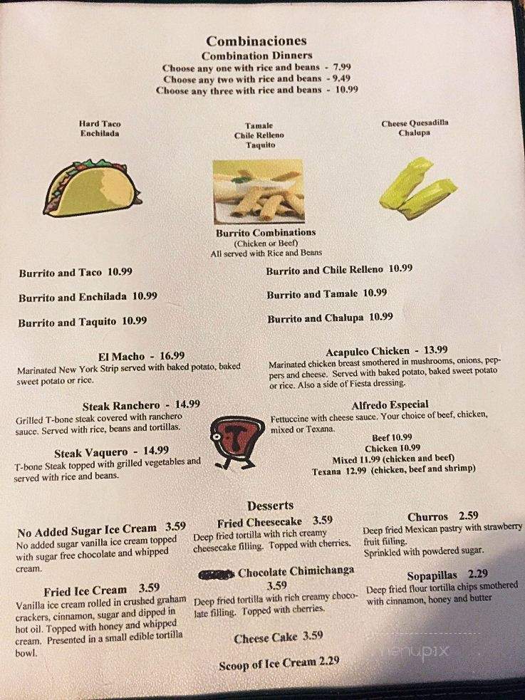 Los Vaqueros Mexican Restaurant - Oak Hill, WV menu_pic
