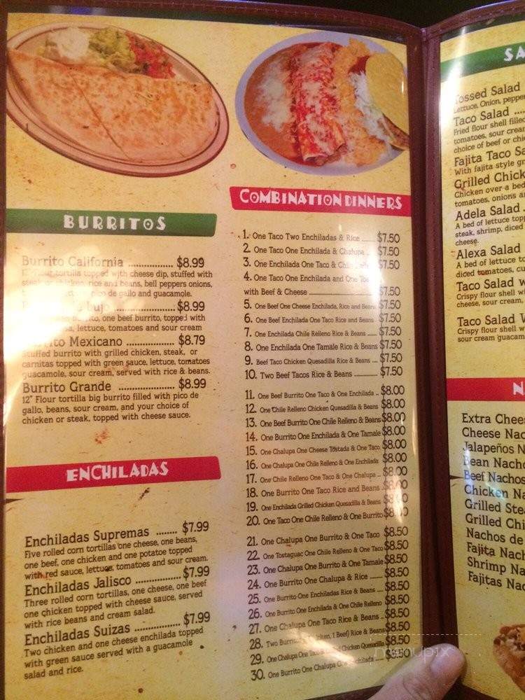 La Casa Dorada - Gibsonville, NC menu_pic