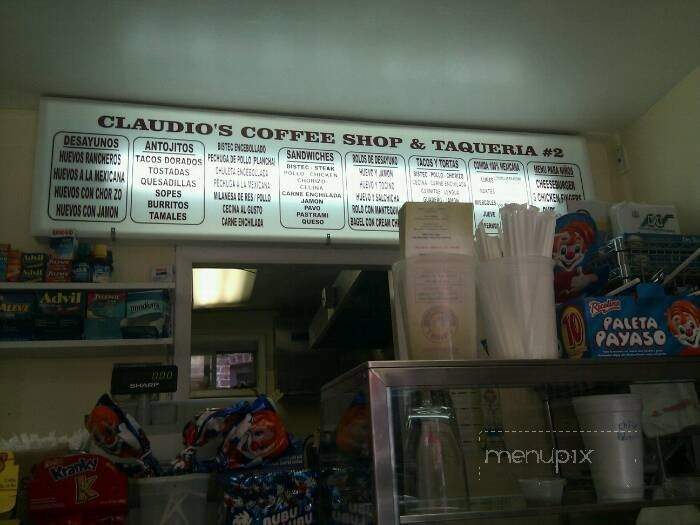 Claudios Coffee Shop - Union City, NJ menu_pic