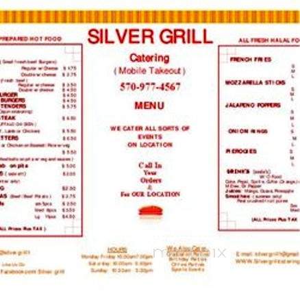 Silver Grill Catering - East Stroudsburg, PA menu_pic
