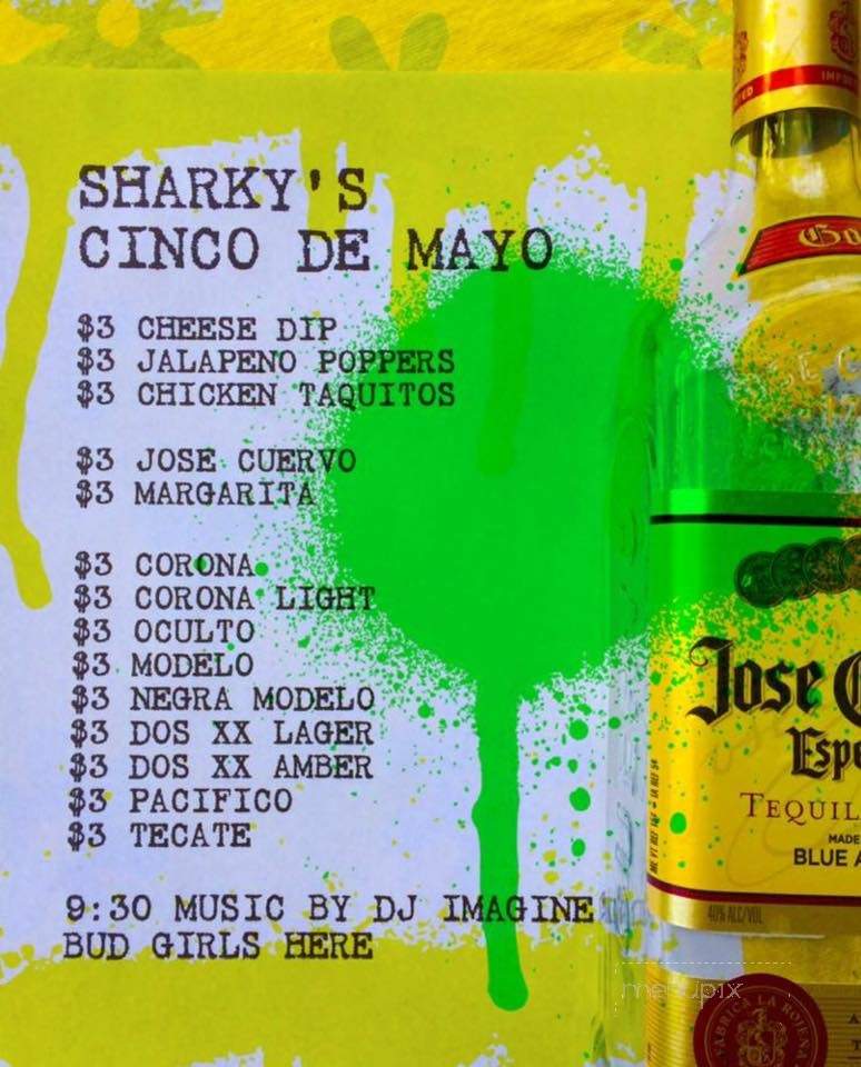 Sharky's Sports Bar - Kissimmee, FL menu_pic