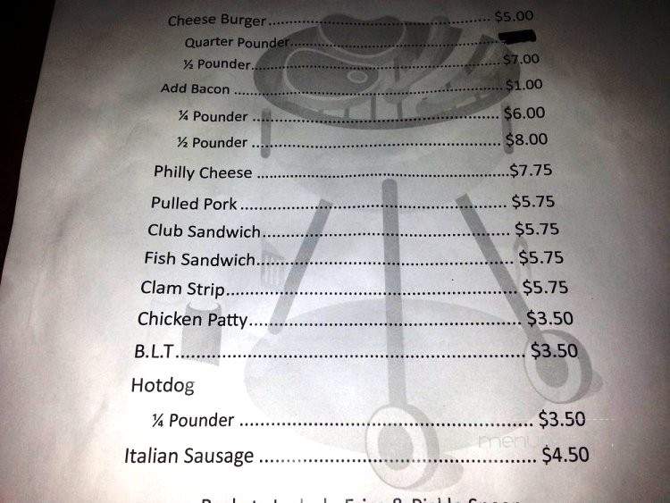 The Old Cozy Cove Bar - Saint Cloud, FL menu_pic