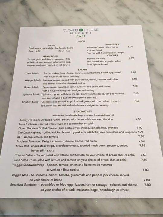 Wild Card Cafe - Madison, GA menu_pic