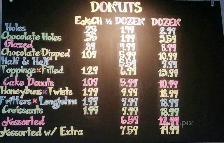 The Sweet Bar - Rome, GA menu_pic