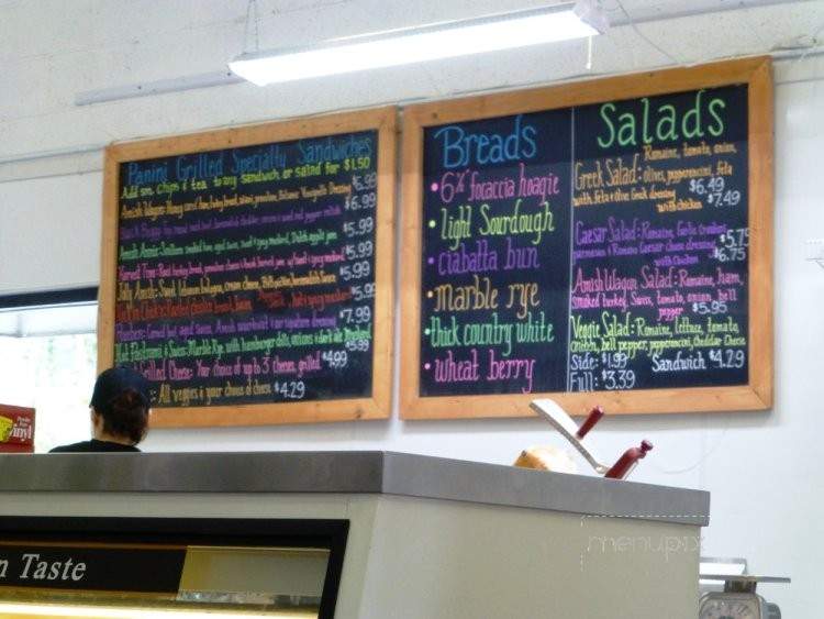 Amish Wagon - Franklin, NC menu_pic