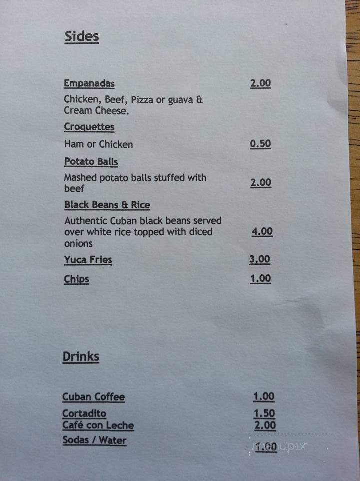 Latin X-press Grill - Eustis, FL menu_pic