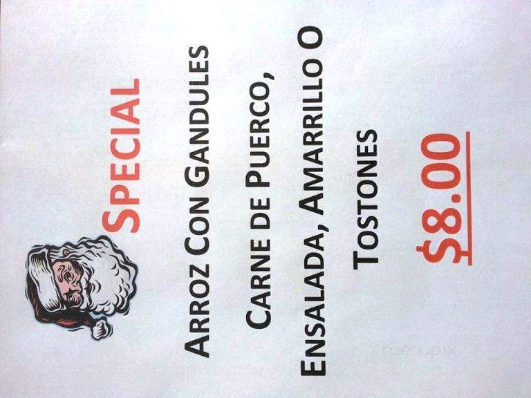 Latin X-press Grill - Eustis, FL menu_pic