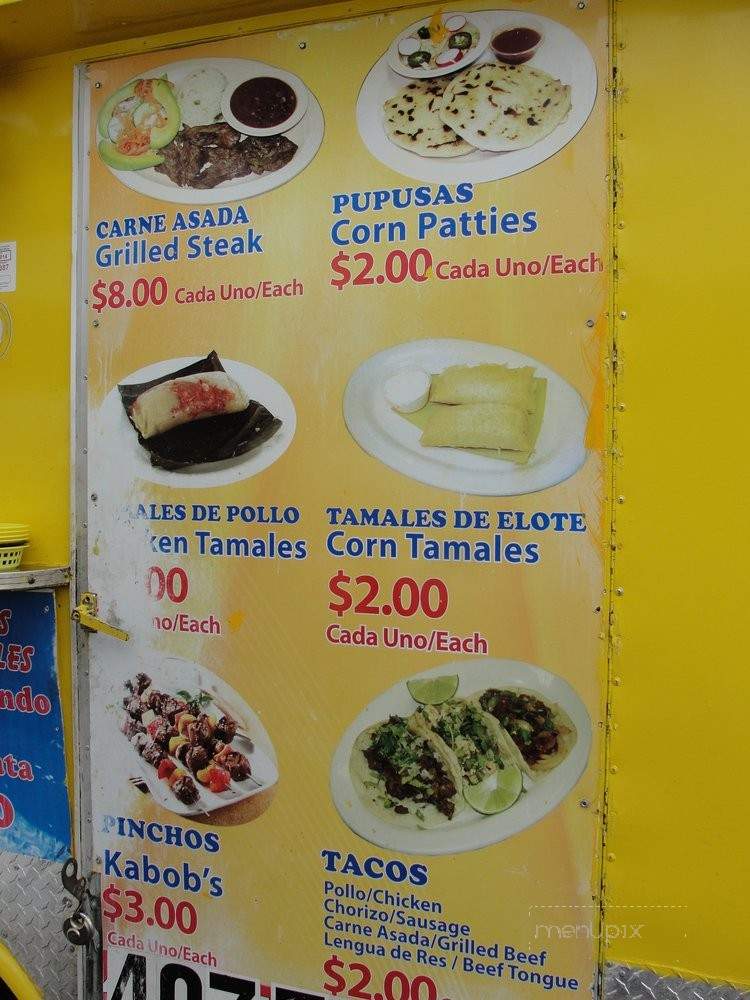 Little Yellow Latina Food Truck - Sanford, FL menu_pic