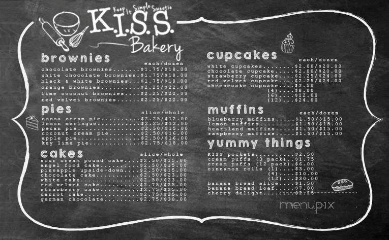 KISS Bakery - Destin, FL menu_pic