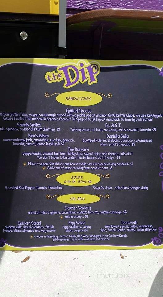 The Dip - Dunedin, FL menu_pic