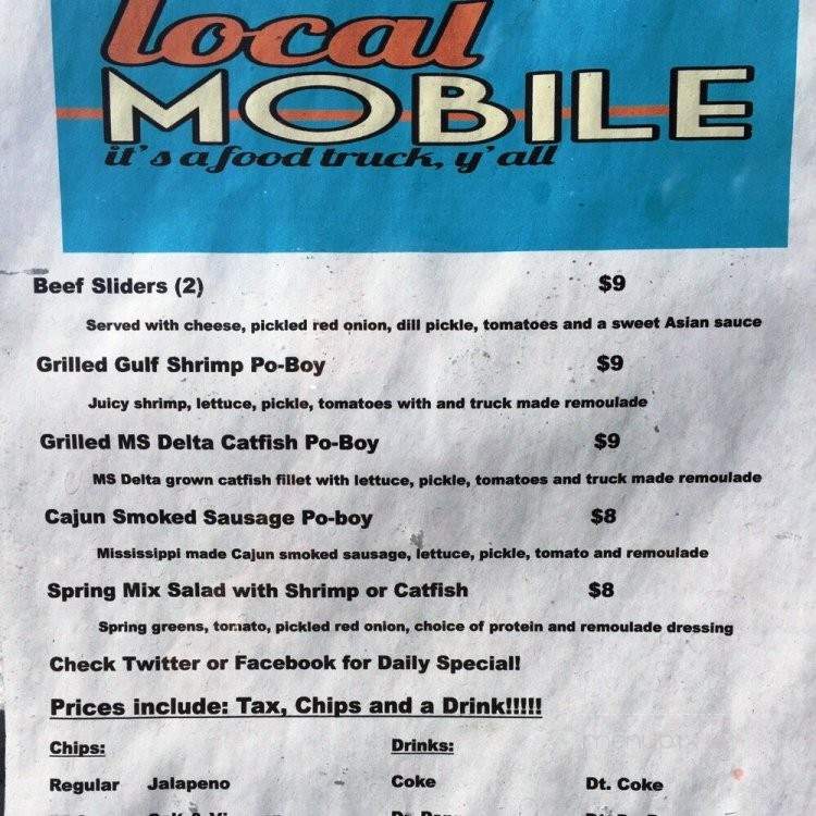 Local Mobile - Tupelo, MS menu_pic