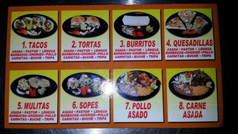 La Fondita Express - Nashville, TN menu_pic