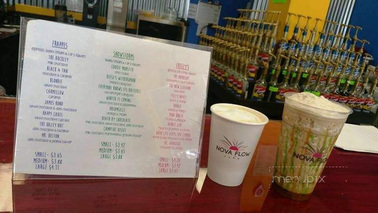 Nova Flow Cafe - Clarksville, TN menu_pic