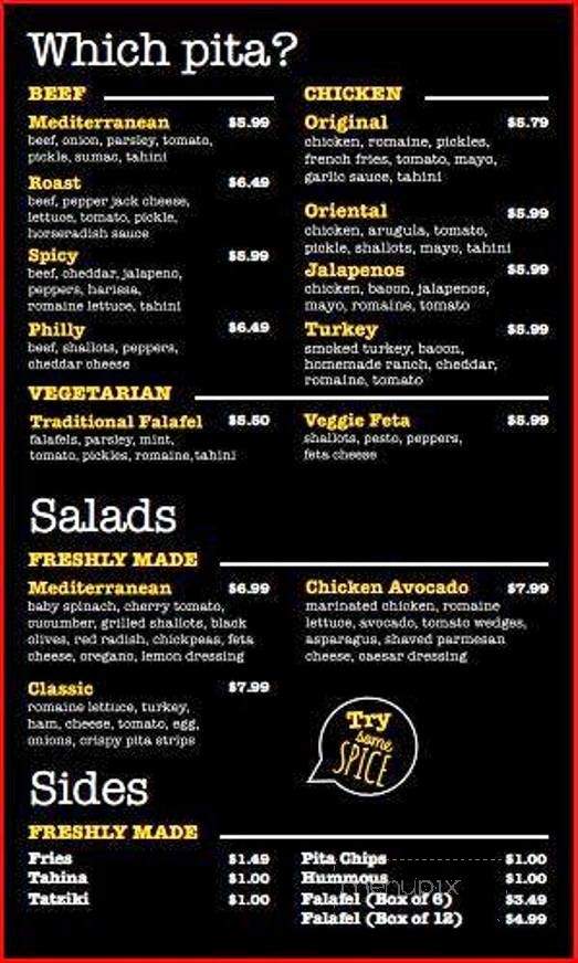 The Tap House - Nicholasville, KY menu_pic