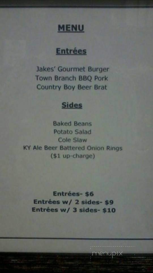 The Tap House - Nicholasville, KY menu_pic