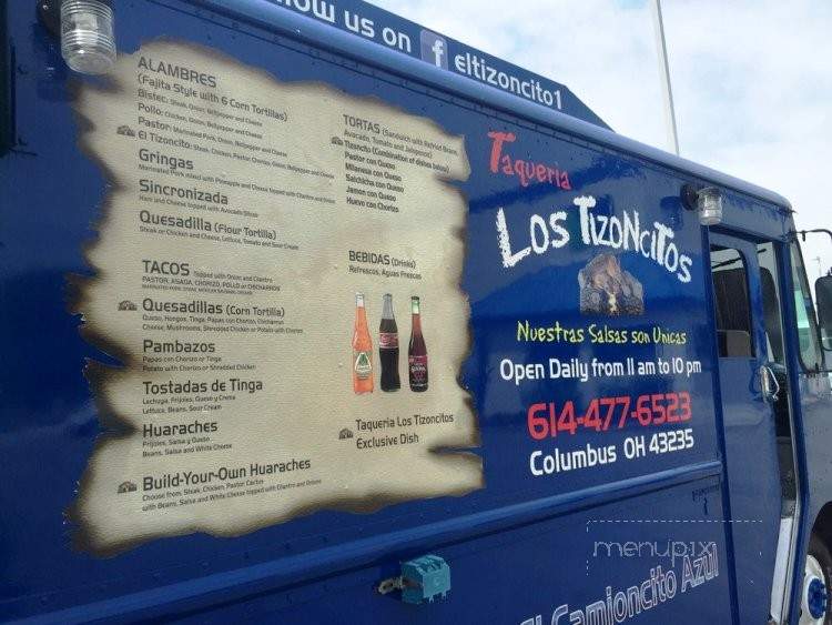 Los Tizoncitos - Columbus, OH menu_pic
