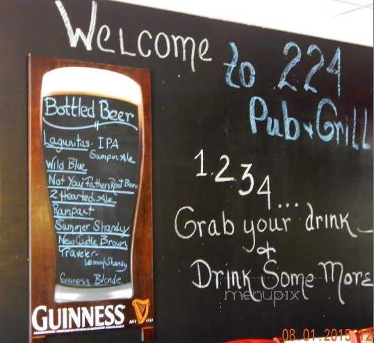 224 Pub And Grill - Decatur, IN menu_pic